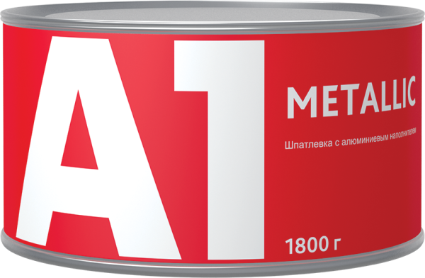A1 METALLIC   шпатлевка c алюминиевым наполнителем 1000 гр.
