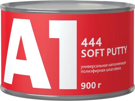 444 SOFT PUTTY (900 гр) универсальная легкошлифуемая шпатлевка 