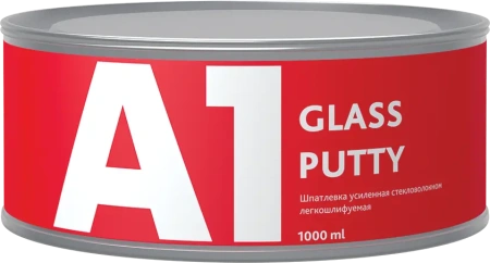 S1-301GG-1000 - A1- GLASS PUTY (1000мл) шпатлевка усиленная стекловолокном (1,8 кг)